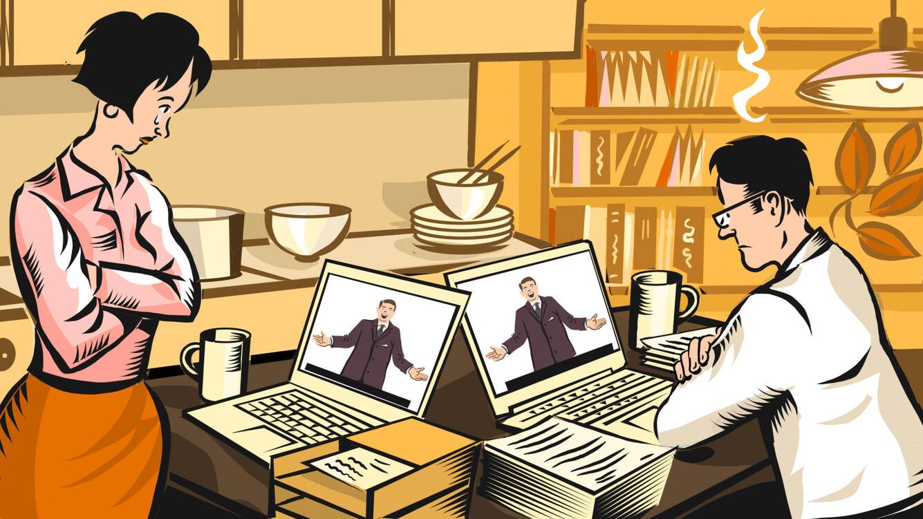 Konflikte in der Partnerschaft bei Homeoffice